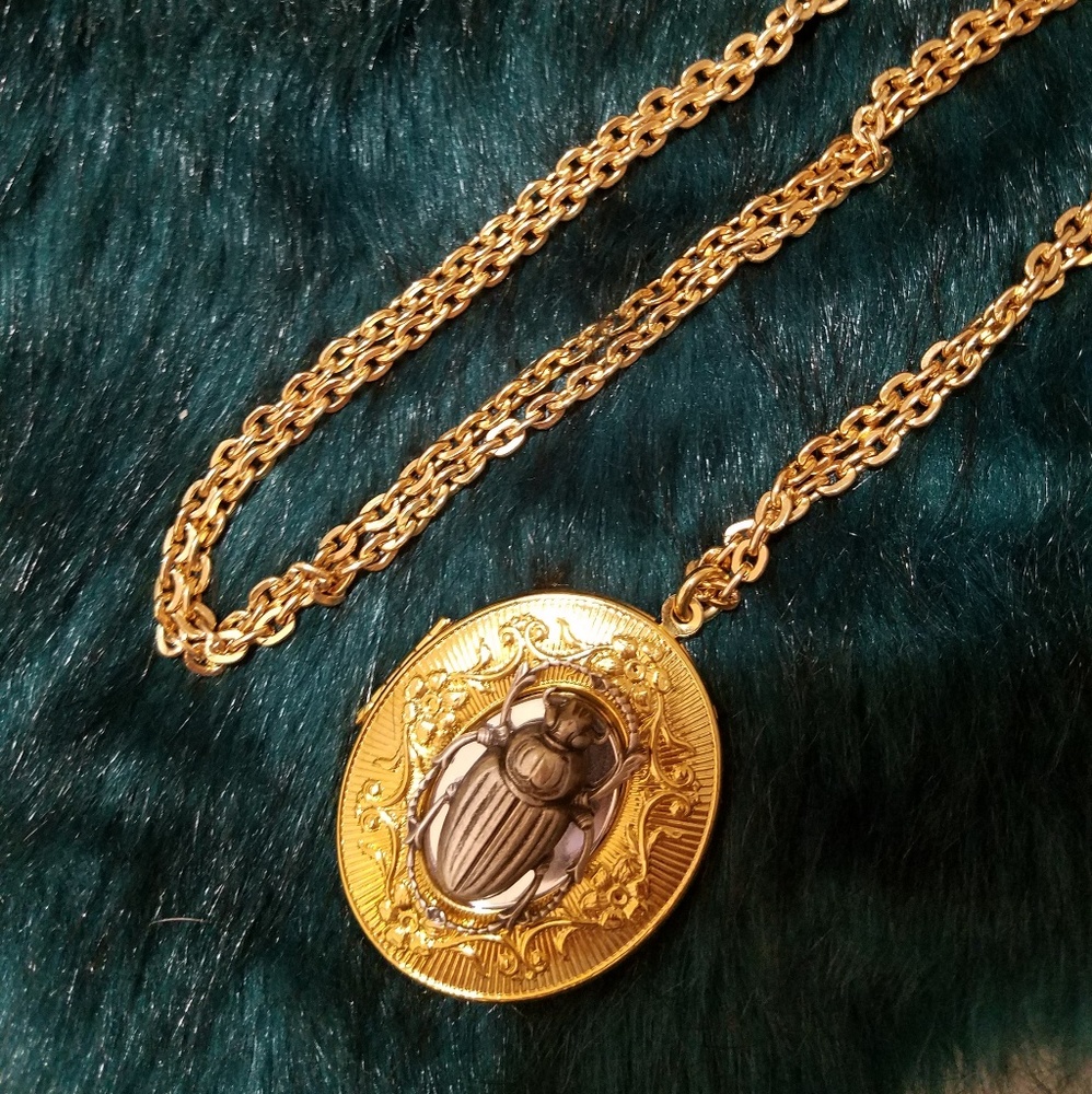 Tarina Tarantino Scarab Necklace
